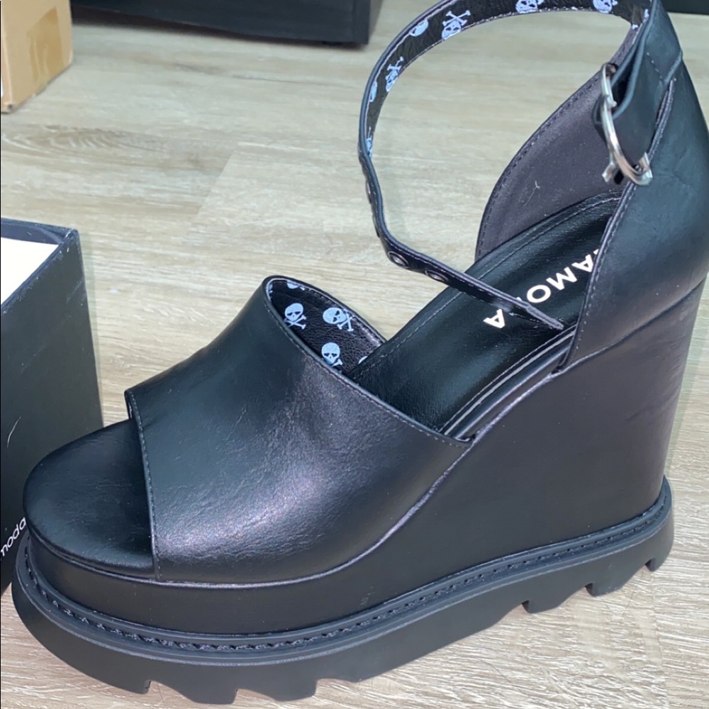 Lamoda platform Wedges - black